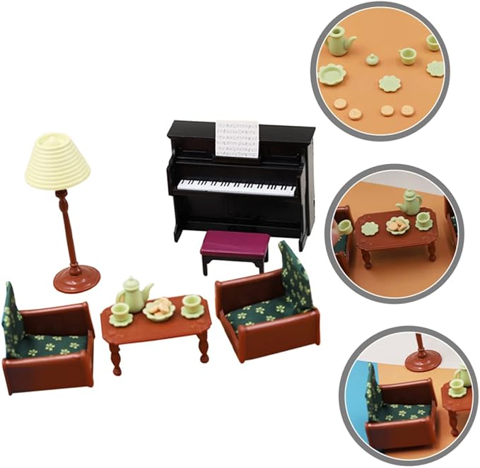 Kisangel 1set Realistic Miniature Dollhouse Furniture Decorative Mini House Accessories for Crafts and Projects and Stylish Mini Decor for Home Landscaping and Doll Scenes