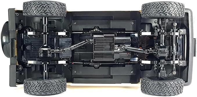 WPL C74 RC Truck 1/10 RC Crawler Off Road Truck 4x4 RC Rock Crawler RTR with Proportional Steering 370 Motor, Counter Rotating Gearbox, Leaf Spring Chassis Hobby Grade Toy