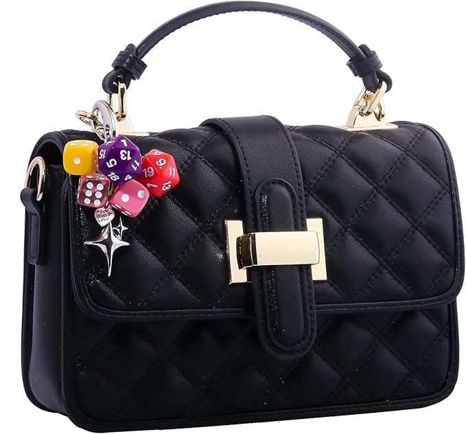 FunBoat Magic 8 Ball Cute Dice Charm Keychain Cute Backpack Purse Bag Hangings Accessories, Y2k Key Chain Gift Aesthetic