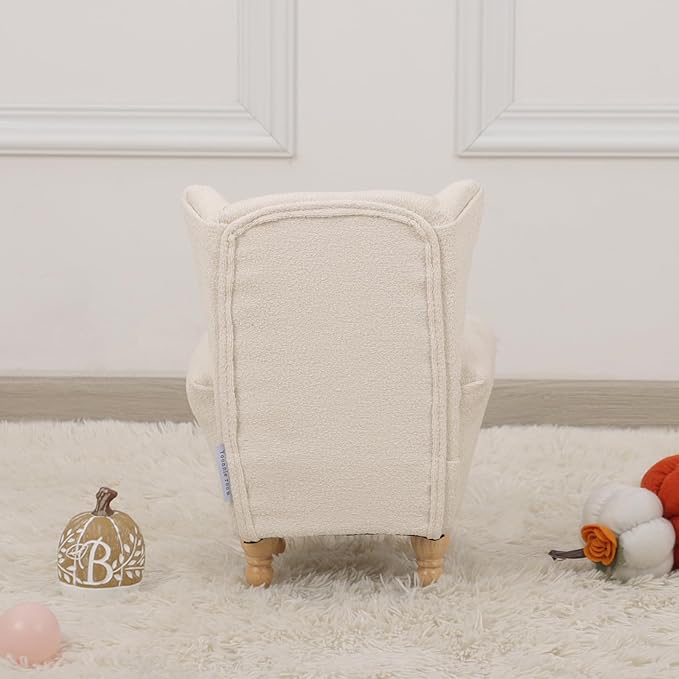 Doll Miniature Sofa, Mini Sofa&Armchair for Dollhouse Furniture,Doll Sofa Chair for Decorating Dollhouse Livng and Bed Room (4.8" Wx6.3 D) (Beige)