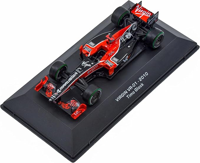 1:43 F1 Team VR01-2010 Collection Formula 1 Race # Model Inspired by Timo Glock Diecast Collectible Model