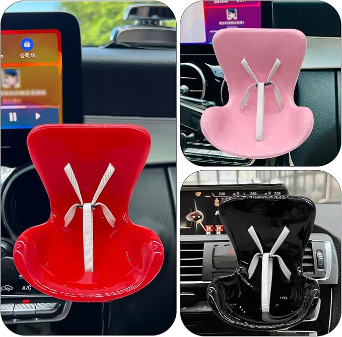 Mini Sofa Display Stand for Dolls,Secure Car Vent Clip Mount for 10-17cm Figures,Premium Collectible for Accessories, for Car Decoration Lovers