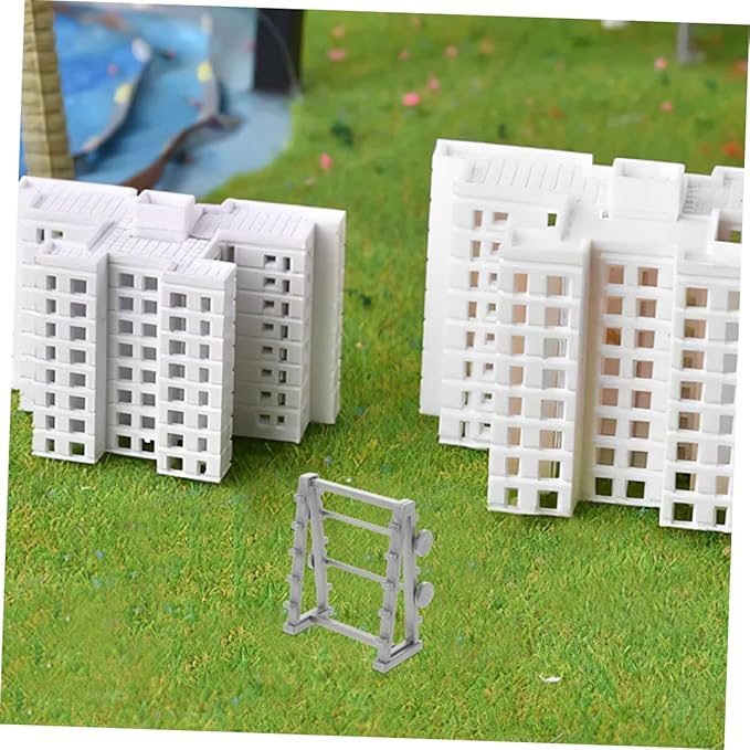 Totority Dollhouse Fitness Accessory Set 1:25 Scale Mini Gym Decor for Realistic Indoor Micro Scene