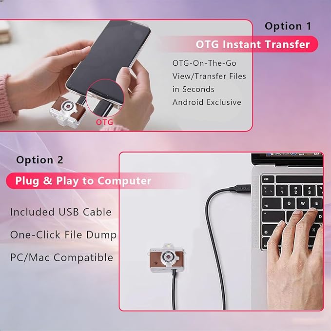 Pyxfeiiu Mini Keychain Camera,1080p Video Mini Digital Camera,Retro Flip Screen Small Bodycam,with Adapter and 32GB Card (Expandable to 128GB),USB Charging Long Battery Life for Kid,Travel,Vlog