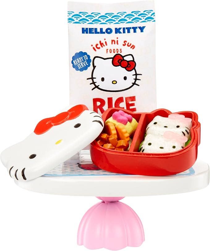 MGA's Miniverse Make It Mini Food Hello Kitty (2 Pack), Mini Collectibles, Sanrio, Mystery Blind Packaging, DIY, Crafts, Resin Play, Replica Food, Novelty, NOT Edible, 8+