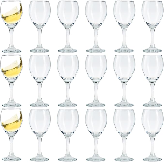 Limoncello Glasses Shot Glasses with Stem, Cordial Glasses Port Wine Glasses 3 oz/90ml (set of 18)