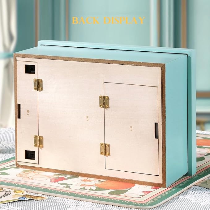 CUTEROOM Dream Moment Miniature House Kit for Adults, DIY Dollhouse Model with LED Lights, Creative Crafts Relaxing Gift for Christmas Birthday