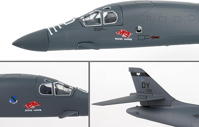 Daron Worldwide Trading 1/221 PS5404-2 Stamp B-1 Lancer Boss Hawg Jet