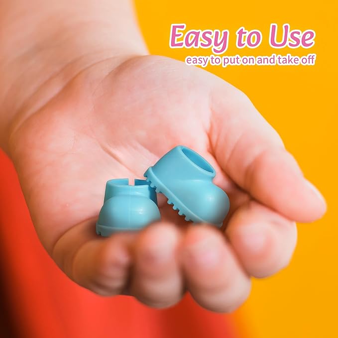 6 Pairs 17cm Doll Shoes, Plastic Mini Shoes for 17cm Dolls, Mini Finger Shoes,Accessory for 6.9 Inch Dolls