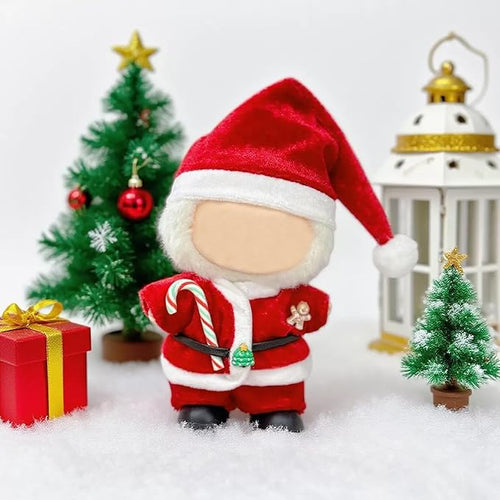 17cm Doll Christmas Clothes(NO Doll), Cute Dolls Outfit Accessories, Small Kawaii Clothes Set for Dolls, for Women and Girls(Style 3)