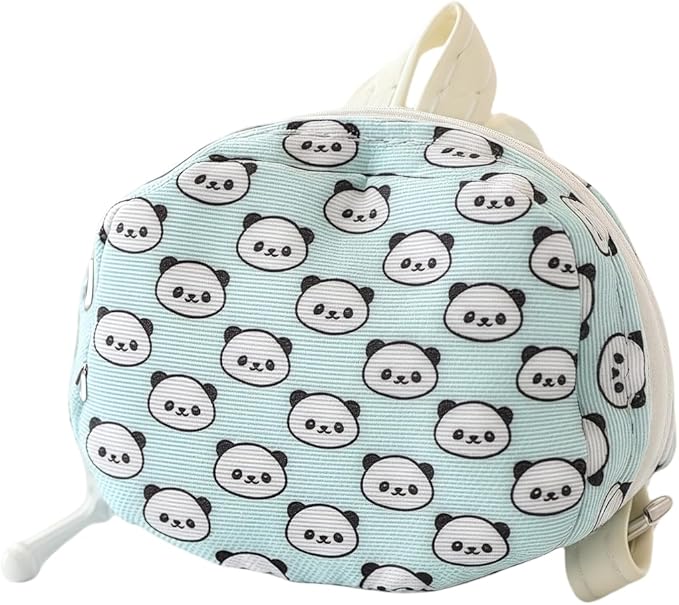Bag Accessories for Lu bubu 17cm Dolls, Mini Doll Backpack Decoration for Dolls, Cute Fashion Cartoon Panda Backpack Outfit Accessory for 1st/2nd/3rd Gen 17cm Doll Blue
