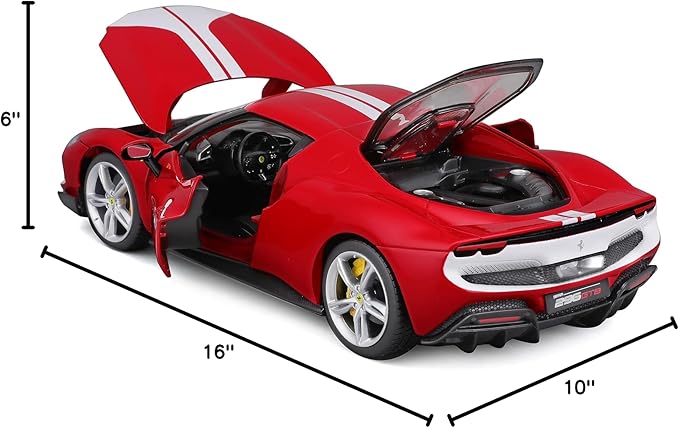 Maisto 1:18 Race & Play Ferrari 296 GTB Assetto Fiorano Red
