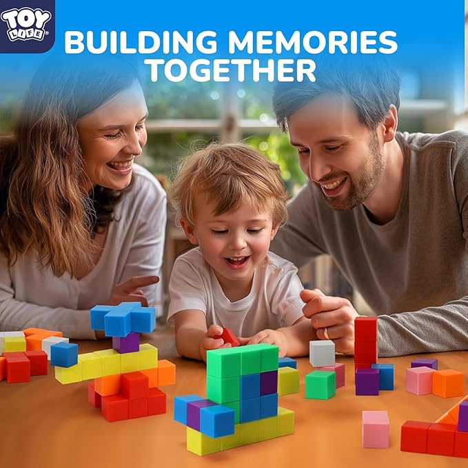 80PCS Magnetic Blocks, Magnetic Building Blocks for Kids Ages 3 4 5 6 Year Old, Magnet Cubes, Autism Montessori Toys, Preschool STEM Educational Sensory Magnet Toys Gifts for Kids 3-5 4-8
