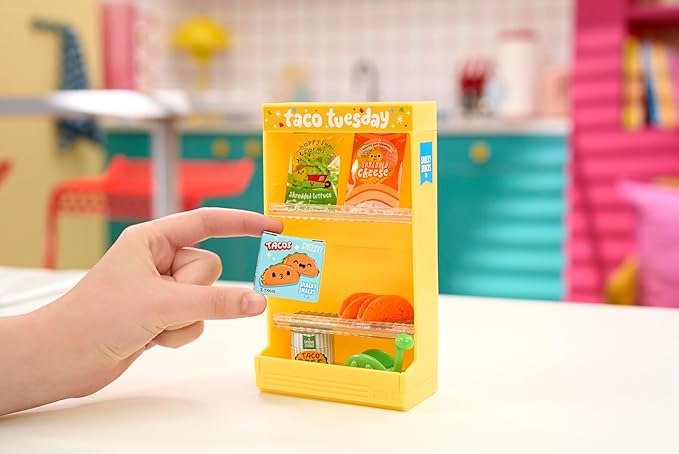 MGA's Miniverse Make It Mini Spaces Furniture (2 Pack), Mystery Surprise Packaging, Mini Collectibles, Replica Food, Replica Plants, Customize, DIY Crafts, Hobby, Collectors, Display, Gifts, 8+