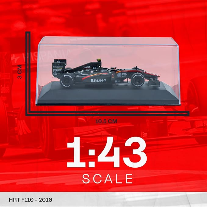 1:43 F1 Team F110-2010 Collection Formula 1 Race #21 Model Inspired by Bruno Senna Diecast Collectible Model
