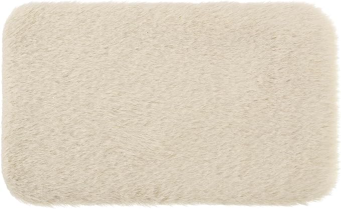 uxcell Dollhouse Miniature Carpet, 1:12 Fluffy Doll House Rugs Prop Small House Accessories for Doll House Furniture Decor Play, Khaki Oval