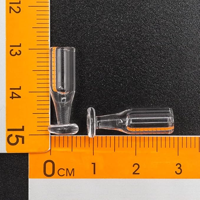 Odoria 1/12 Miniature Champagne Glasses 3Pcs Dollhouse Decoration Accessoriess