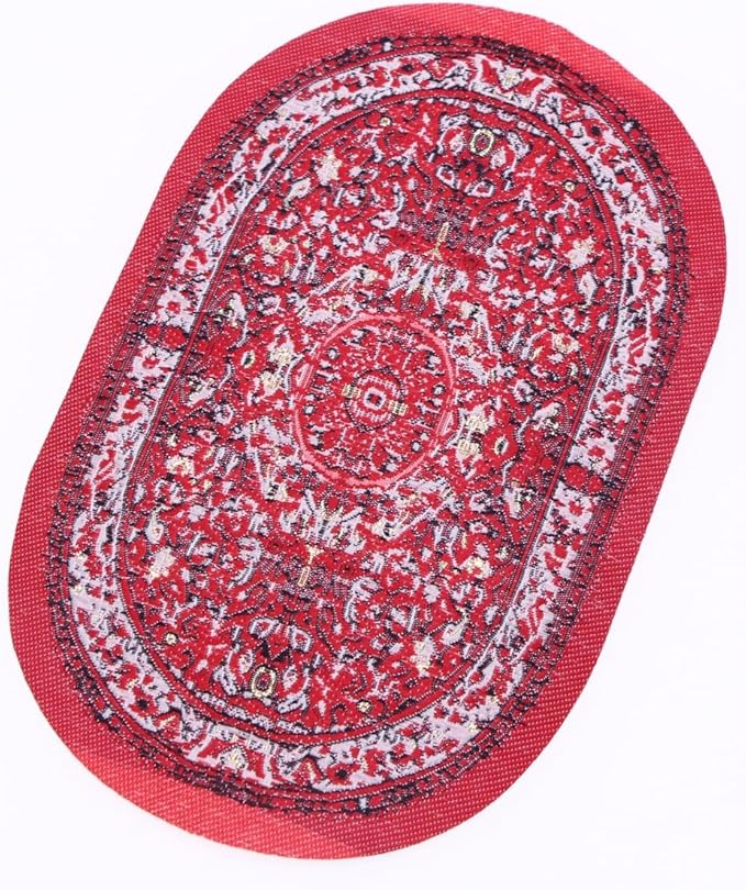 1/12 1/6 Scale Accessories 4pcs Mini Rug Sets for Dollhouse and Decorations,Which Including 4 Colors Miniature Doll House Carpet for Girls Indoors