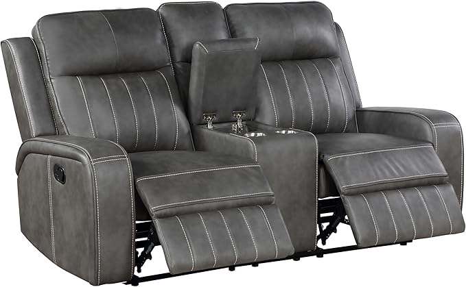 Coaster Home Furnishings Raelynn 3-Piece Upholstered Reclining Sofa Set Grey 603191-S3