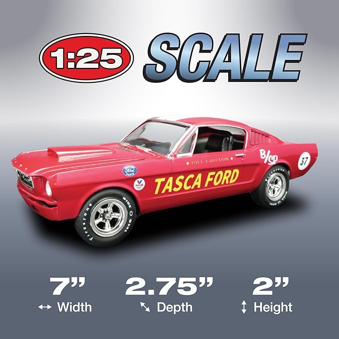 AMT 1966 Ford Mustang Fastback 2+2 1:25 Scale Model Kit