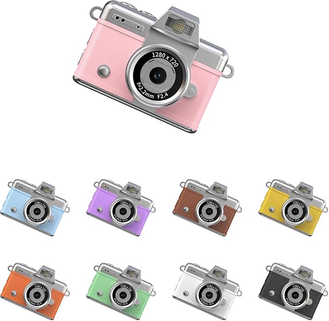 Extreme Small Thumb Camera Keychain Feature Easy Appendage to Purses Jackets for Unpremeditated Periods Photography Thumb Camera