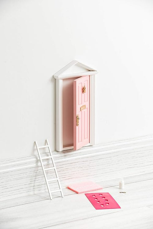 18.5cm 7 inch Magical Fairy Door Opening with Accessories/Tooth Fairy Door for Fairy Tale Fairy Room Decoration