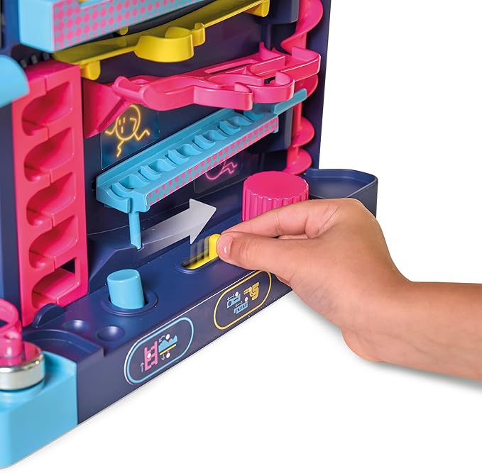 TOMY Screwball Scramble Level Up Marble Maze - Vertical Beat-The-Clock Marble Run Game - Skill & Dexterity Challenge - 1–4 Players - Ages 5+