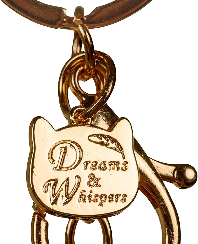 Dreams and Whispers Faux Fur Ball Pom Pom Key Chain Ring for Women Bag Pendant