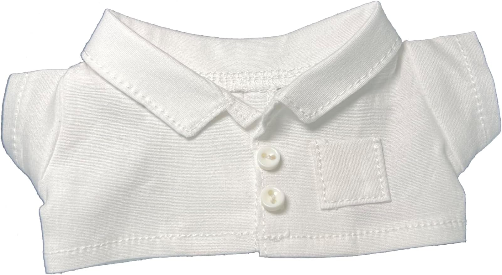 Doctor Set for 6.7 Inch - 8 Hand-Sewn Light Pink Pieces: White Coat, Pants, Medical Tools I 17cm Pretend Play Costume Accessories Only.（Doctor A）