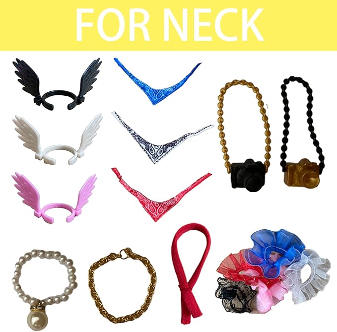 ZJXRMY Rubber Duck Accessories 52PCS - Decorations for Rubber Duck - Hats Glasses Earphones Necklaces Wings Crowns DIY Accessories for Rubber Duck (Put On)