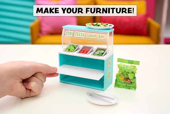 MGA's Miniverse Make It Mini Spaces Furniture (2 Pack), Mystery Surprise Packaging, Mini Collectibles, Replica Food, Replica Plants, Customize, DIY Crafts, Hobby, Collectors, Display, Gifts, 8+