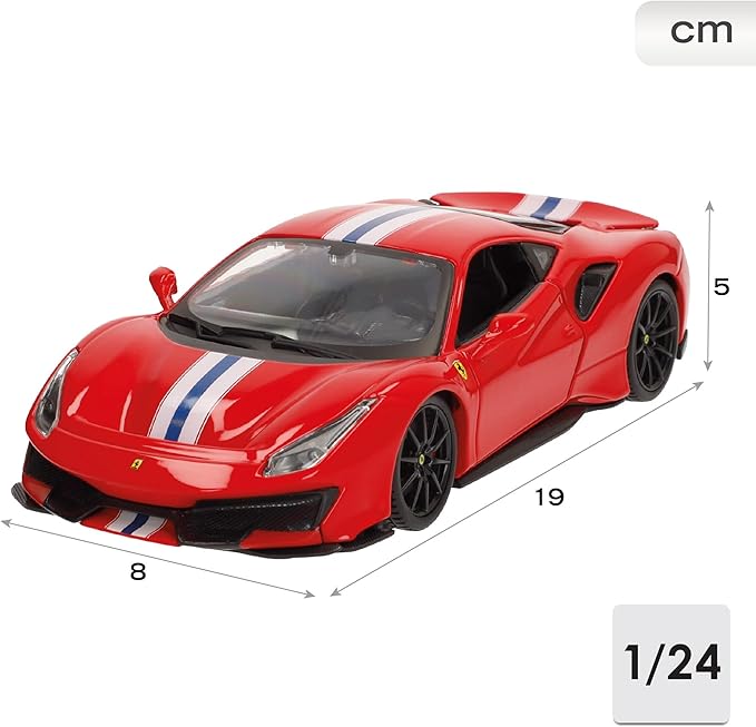 Bburago 1:24 R&P Ferrari 488 Pista - Red
