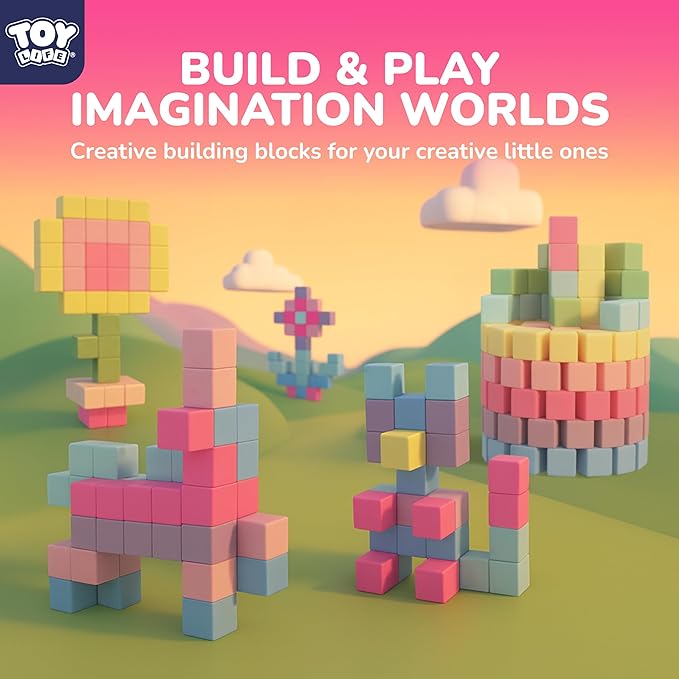 TOY Life 104 Pcs Magnetic Blocks for Kids Ages 3-5, Magnet Building Blocks for Toddlers, Magnetic Blocks for Kids Ages 4-8 Girls & Boys, Educational Learning Building Toys for Age 3 4 5 6 7 8-12