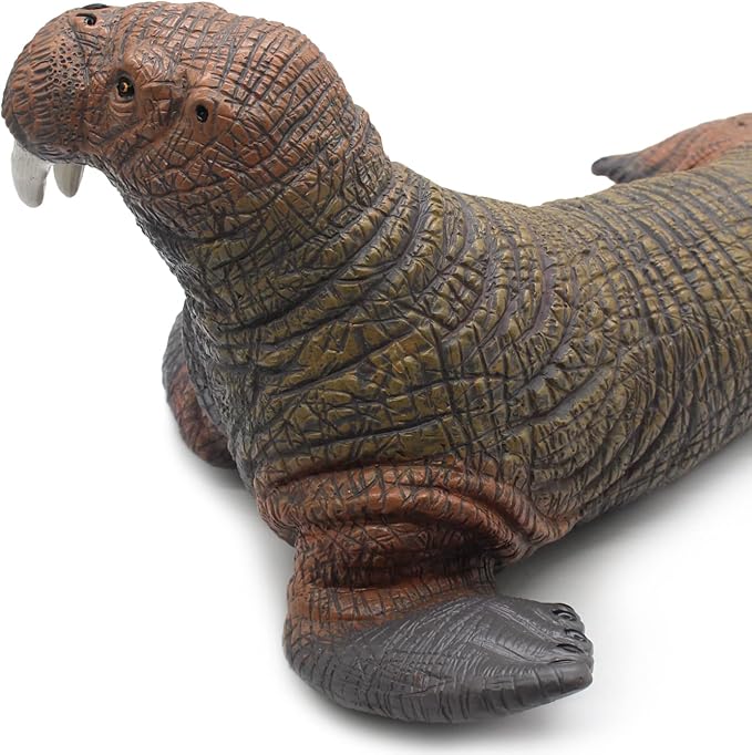 SmilerSmile Simulated Ocean Big Animal, One pc 15Inch Soft Filled Rubber Sea Educational Toys (Walrus)