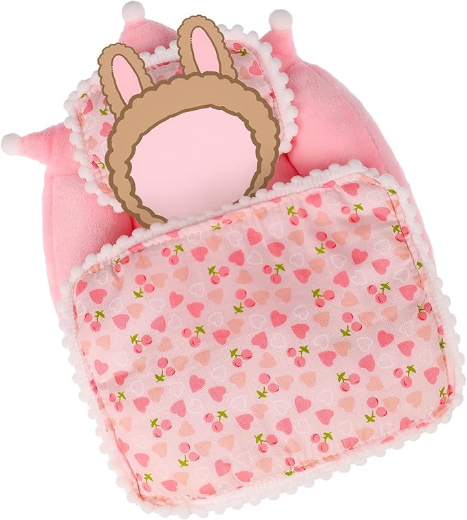 17cm La Booooo Booooo Doll Beds, La Booooo Booooo Furniture, Cherry Pattern Compatible with La Booooo Booooo Dolls