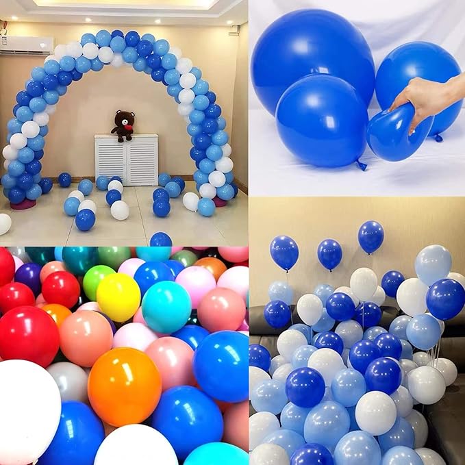 5 inch Royal Blue Party Balloons, 100 pcs Mini Blue Birthday Balloons Latex Balloons for Birthday Wedding Baby Shower Decorations (Royal Blue)