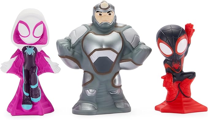 Disney Store Official Bath Set (Spidey and His Amazing Friends) - Kids Bath Accessories with Beloved Disney Characters - Colorful and Fun Bath Time Essentials for Kids - Suitable for All Ages
