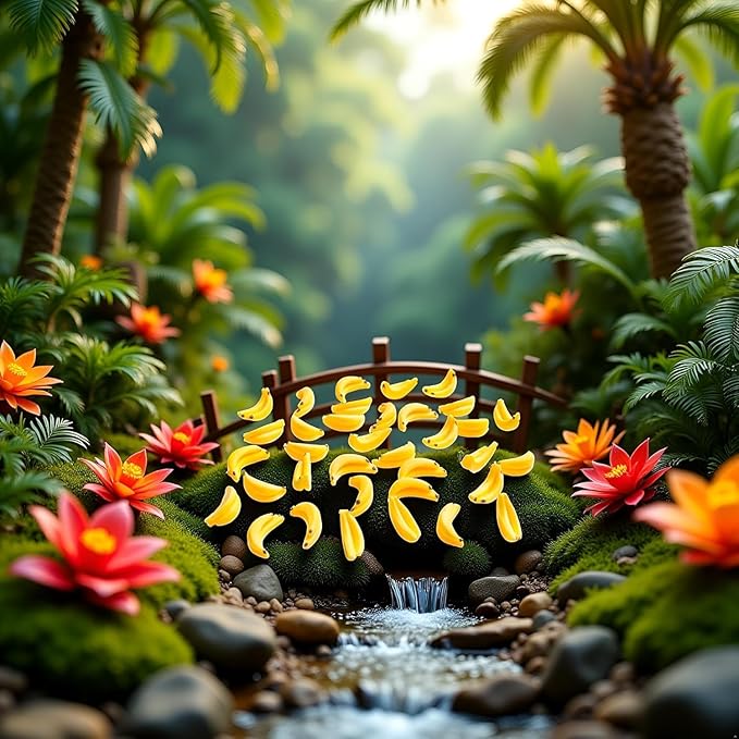 30Pcs Yellow Mini Plastic Artificial Bananas 1/12 Scale Dollhouse Accessories, Realistic Miniature Fruit Models for Fairy Garden Kitchen Decor & DIY Crafts