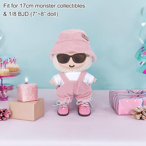2 Pairs Mini Shoes 1/8 BJD Doll Shoes PU Leather Cute Elf Shoes (2 Colors)