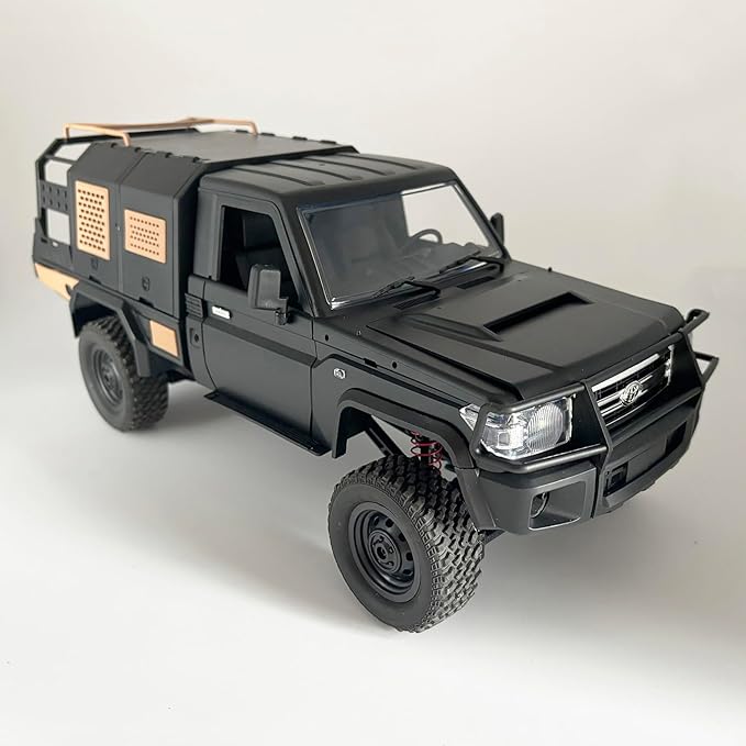RC Rock Crawler RC Truck 4x4 1/12 Scale Remote Control Crawler MN82S Toyota Land Cruiser Off Road Vehicle All Terrain Proportional Throttle Steering 280 Motor Upgraded Chassis Adult