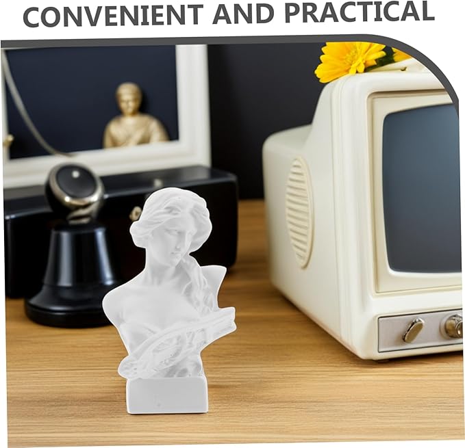YARNOW Mini Dollhouse Statue Charming Sculpture Decoration for Dollhouse Decor Unique - for Miniature Settings and Collectibles