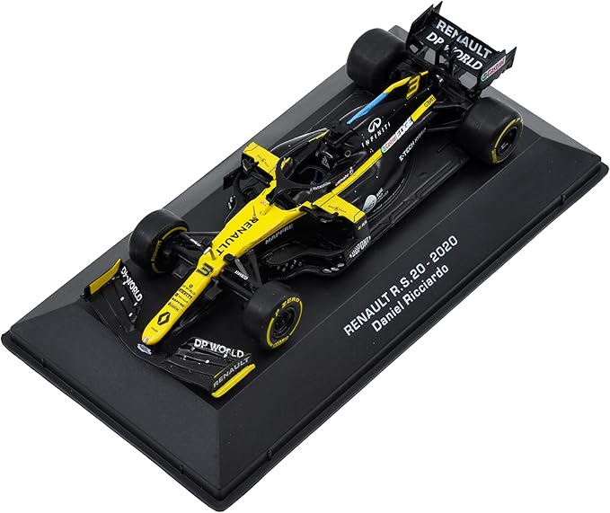 1:43 F1 Team RS20-2020 Collection Formula 1 Race # 3 Model Inspired by Daniel Ricciardo & Esteban Ocon Diecast Collectible Model
