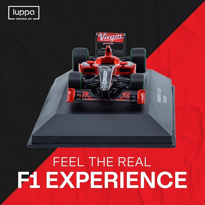 1:43 F1 Team VR01-2010 Collection Formula 1 Race # Model Inspired by Timo Glock Diecast Collectible Model