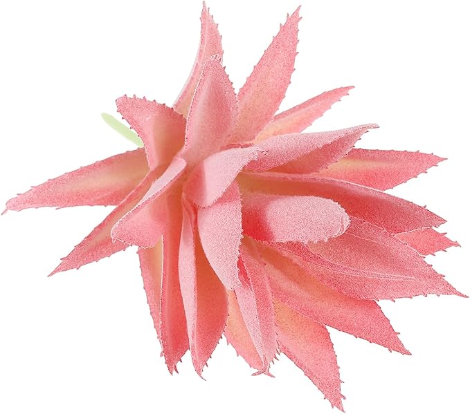PATIKIL Small Artificial Succulents Plants, 2 Pack Unpotted Faux Succulent Picks Fake Succulent for Home Landscape Decoration, Pink