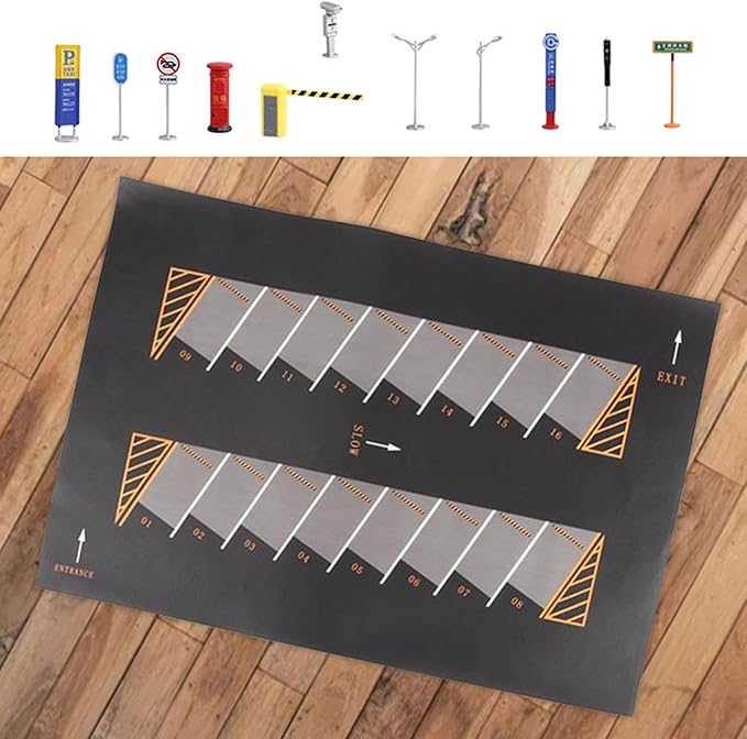 1:64 Vehicle Scene Layout for Miniature Car Models, Style C