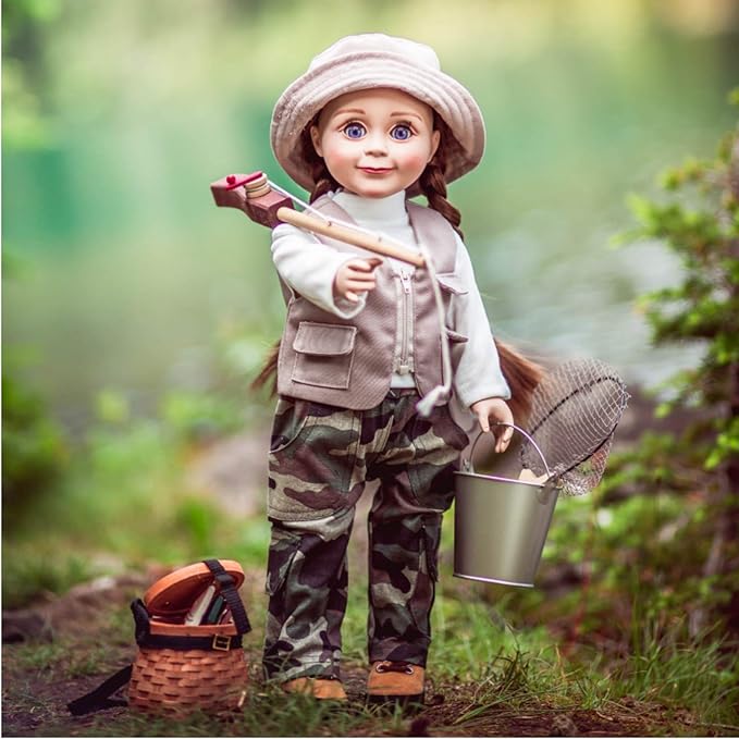 The Queen's Treasures 18 Inch Doll Clothing Shoes, Hiking Boot & Adorable Shoe Box, Compatible for Use with American Girl Dolls and Clothes