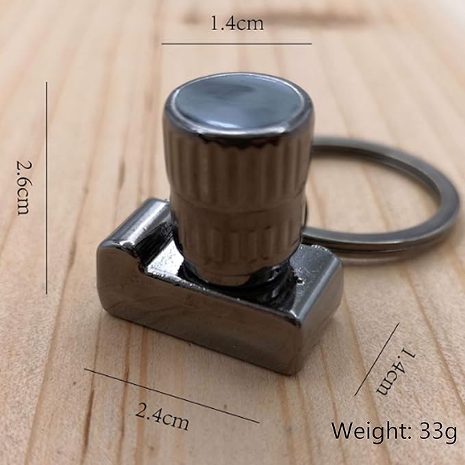 FUSTMW Photographer Gift Camera Keychain Photography Gift Black Camera Charm Jewelry Gifts For Photographer Lovers