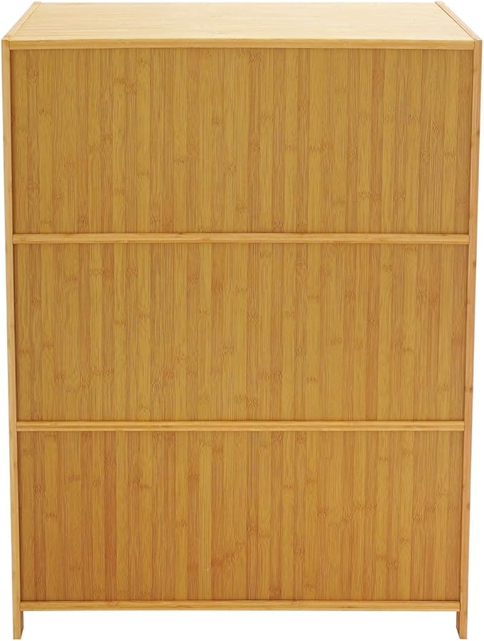 Display Cabinet, Display Case Mode Toys Shelf with 15kg/33lbs Load,Freestanding Large Capacity Storage Cabinet for Display Crafts, Action Toys, Books, DVD/CD Collections, Documents 31.5*12.6*41.7in