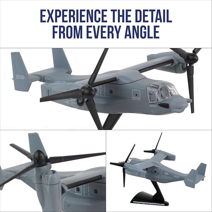 Daron Worldwide Trading V-22 Osprey Vehicle (1:150 Scale), Black