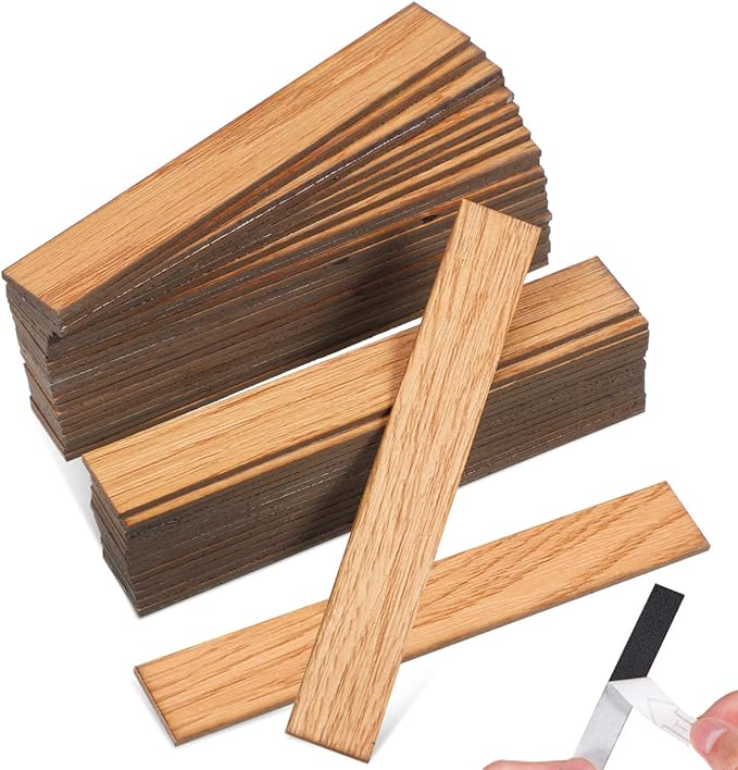 SOIMISS 40 Pcs Miniature Dollhouse Flooring Peel and Stick Doll House Flooring Accessories for 1:12 Scale Mini Houses Simulation Collage Floor 3.93X0.59In